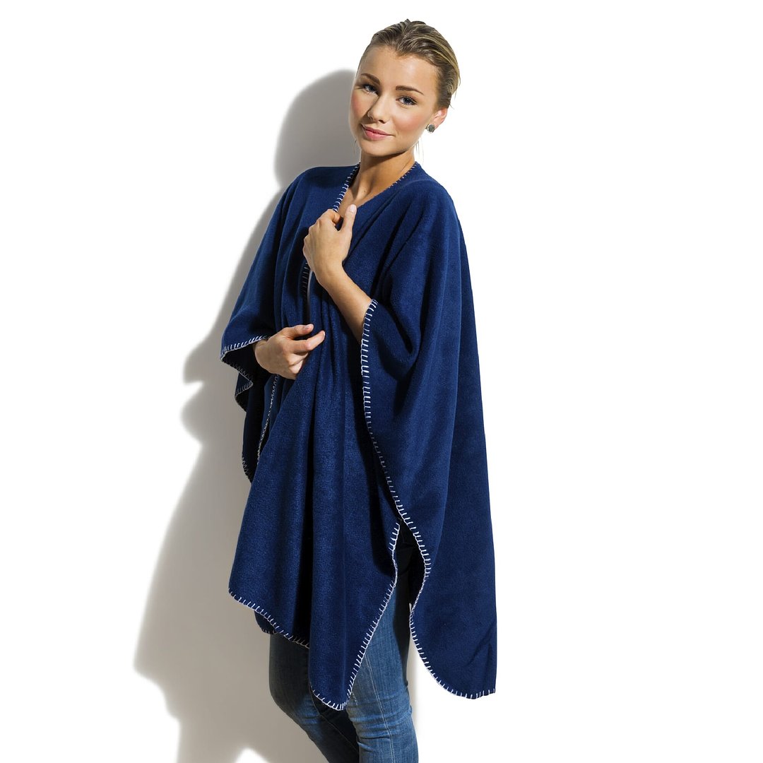 Fleece-Poncho 120x160 cm Emmat