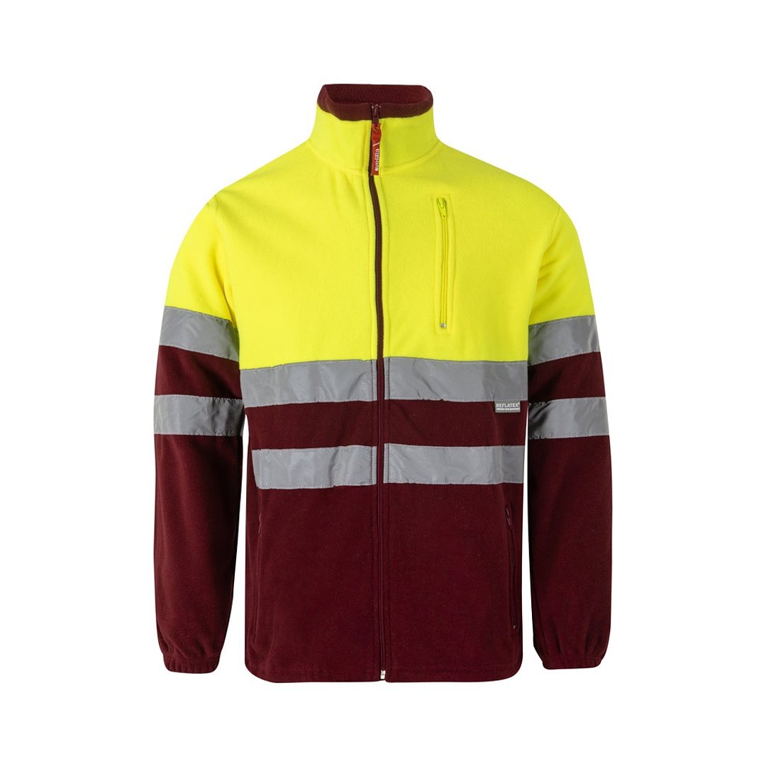 Zweifarbige Fleecejacke (280g/m²), aus Polyester (100%) Giulin