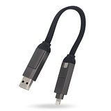 Multifunktionales 4-in-1 Kabel OTG Schlüsselanhänger Größe 60W Mudicch