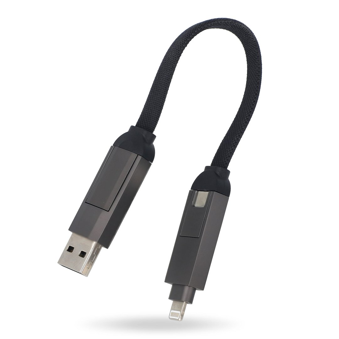 Multifunktionales 4-in-1 Kabel OTG Schlüsselanhänger Größe 60W Mudicch