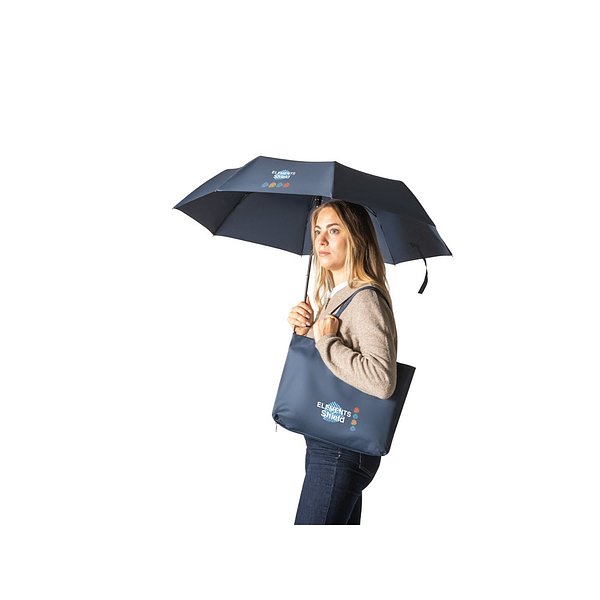 21“ faltbarer Regenschirm aus 190T Pongee mit automatischer Öffnung Steilgin