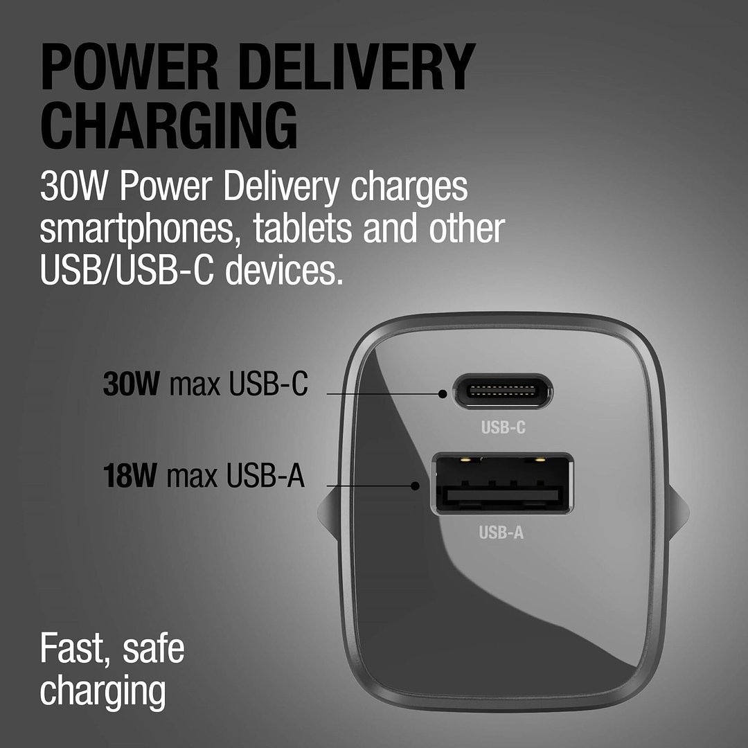 30W Schnellladegerät GaN USB-C &amp; USB-A Chlans