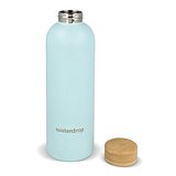Edelstahlflasche mit Bambusdeckel 600 ml Oriköbi
