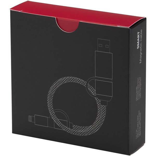 65 W, 100 cm, RCS-zertifiziertes magnetisches 5-in-1-Ladekabel - Loricori