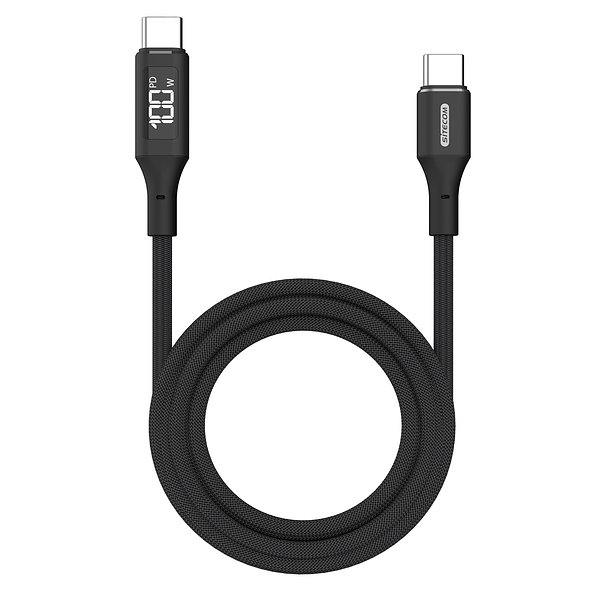 USB-C to USB-C Power cable with LED display Coritanna