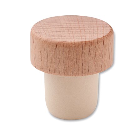 Flaschenverschluss Buchenholz Anigna