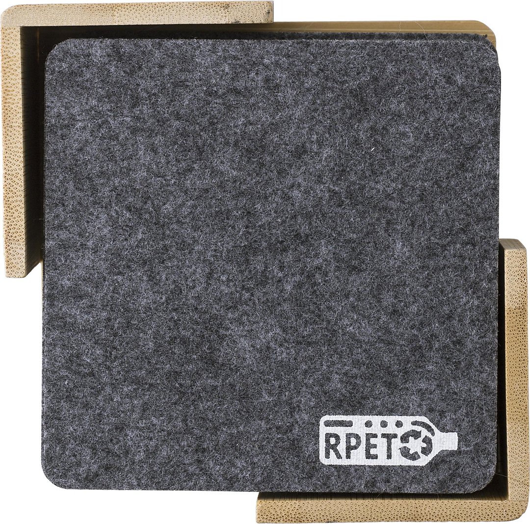 rPET-Filz-Untersetzer-Set Annel