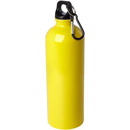 750 ml RCS-zertifizierte, einwandige Trinkflasche aus Edelstahl mit Karabinerhaken - Lüth
