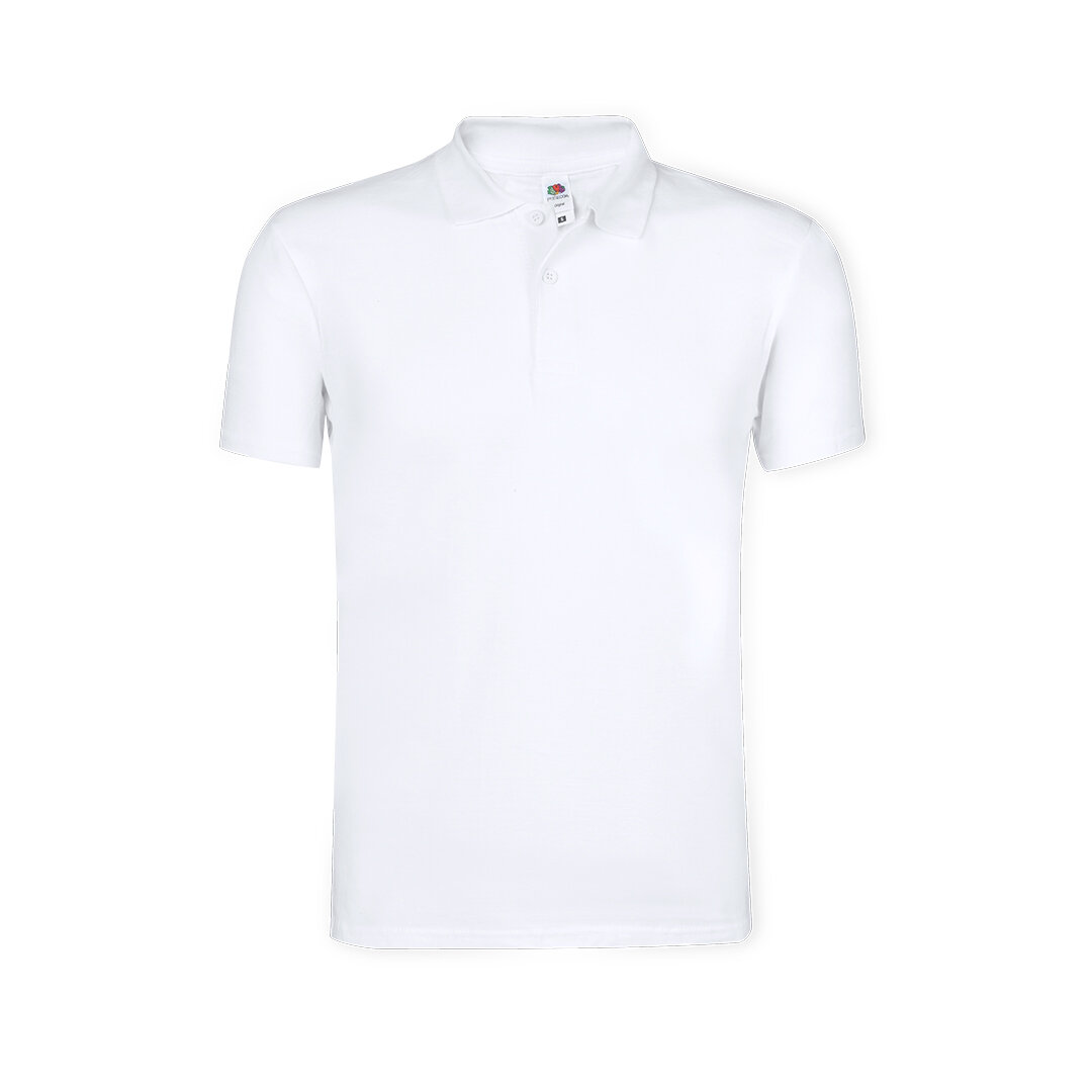 Erwachsene Weiß Polo-Shirt Idnal