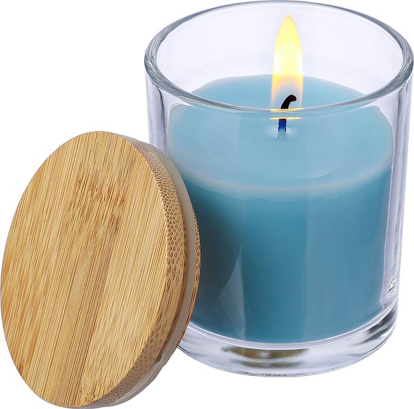 Kerze Orliuna | Glas mit Bambusdeckel