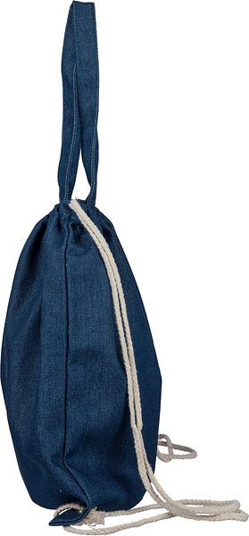 Recycelte Denim-Kordeltasche Leycile