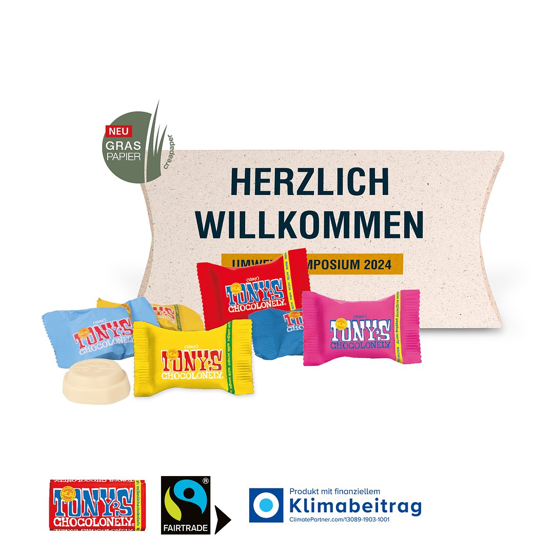 Kissenverpackung Creative auf GRASPAPIER