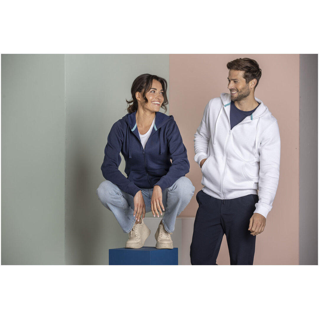 Hoodie mit durchgehendem Reissverschluss aus GOTS- und GRS-zertifiziertem Bio-Material für Damen - Lixena