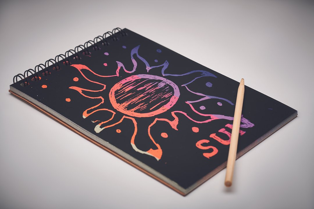 Notizbuch mit Kratzpapier Elleel