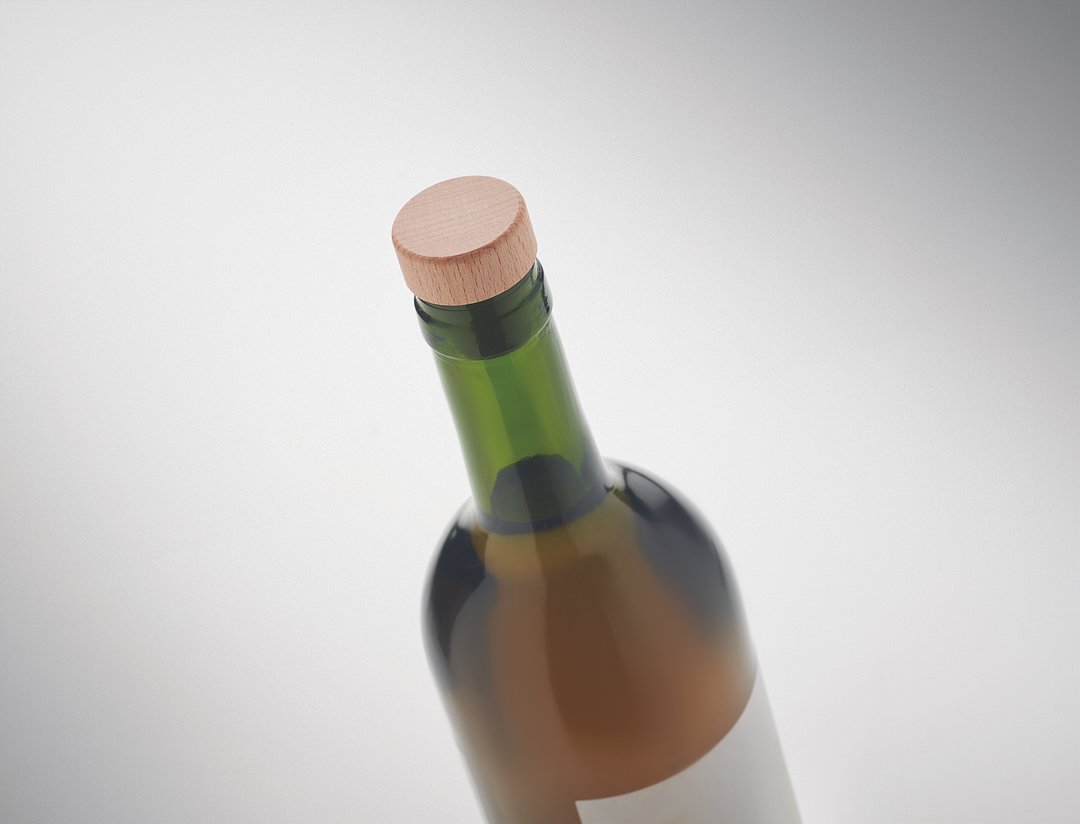 Flaschenverschluss Buchenholz Anigna