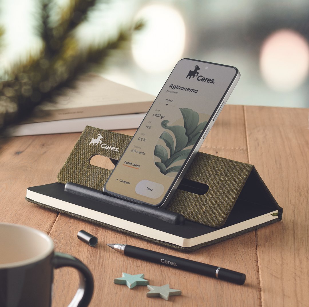 DIN A5 Notizbuch RPET Stiani