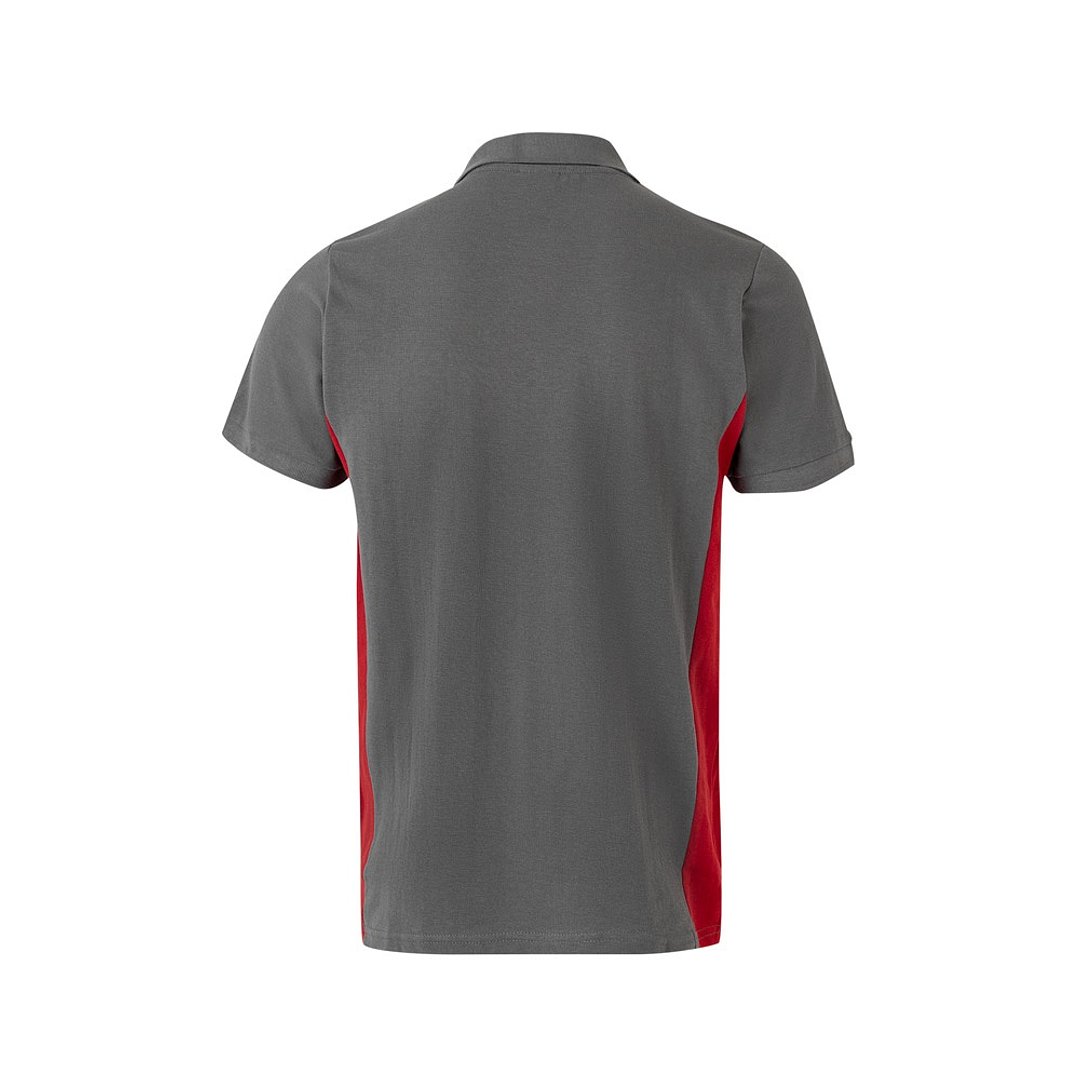 Zweifarbiges Piqué-Poloshirt (180 g/m²), kurzärmelig, aus Baumwolle (60%) und Polyester (40%) Buorli