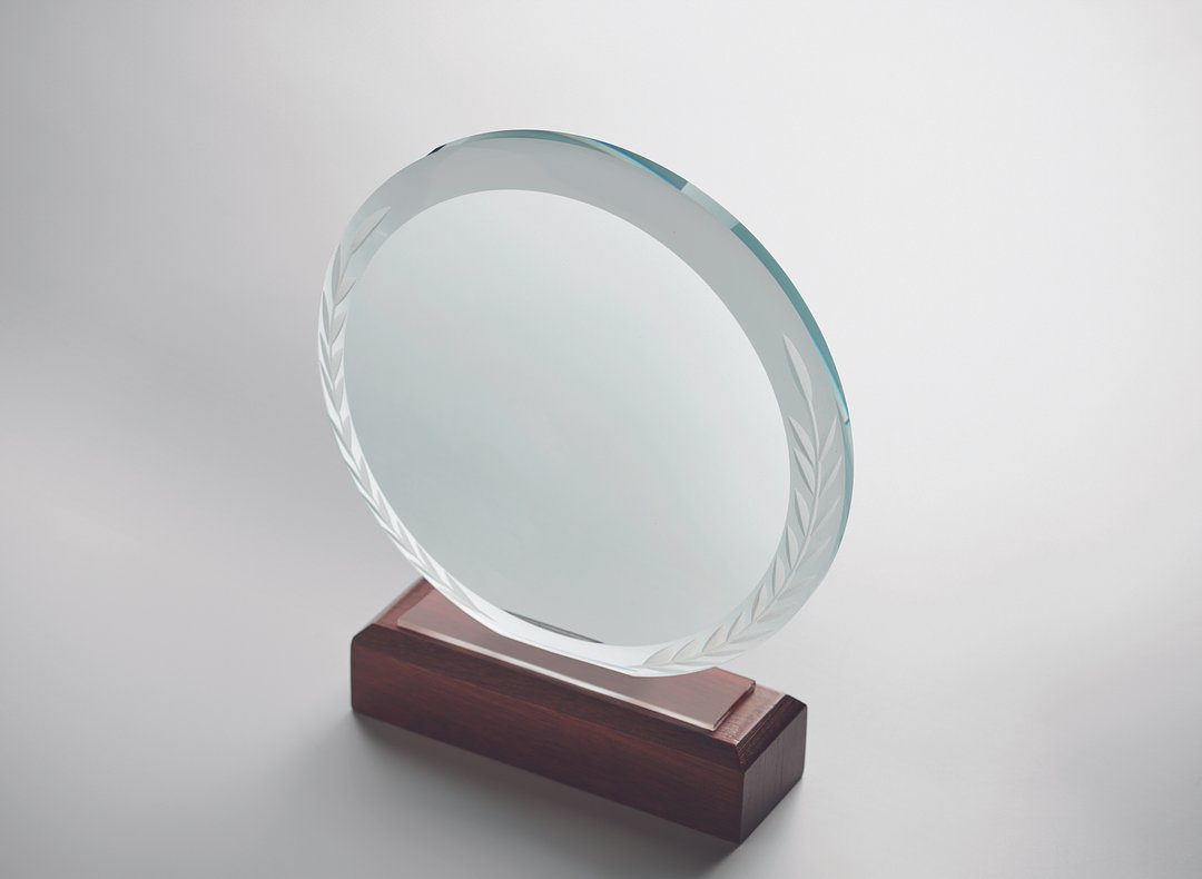 Runder Pokal Kristallglas Chasper