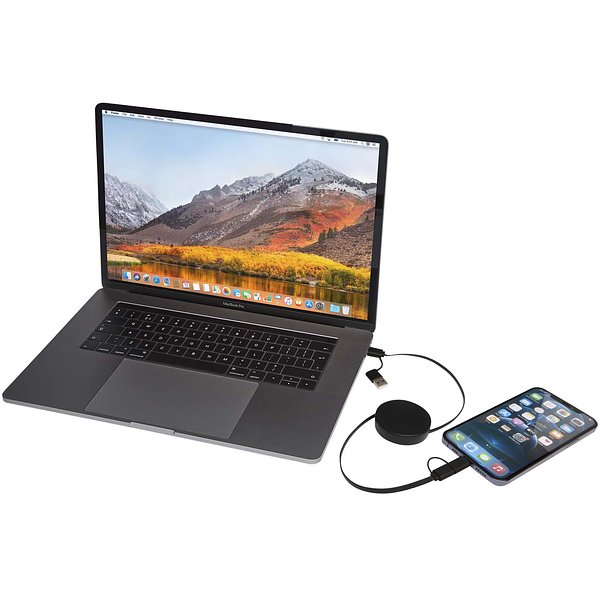 90 cm 5-in-1 Kabel aus recyceltem Kunststoff für Datenübertragung und 40W Schnellladung - Uriköbi