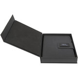 A5 Notizbuch mit Powerbank und Leuchtlogo - Gierina