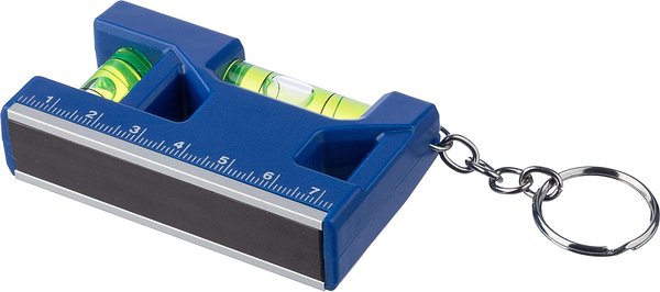 Schlüsselanhänger Wasserwaage aus recyceltem ABS Steia