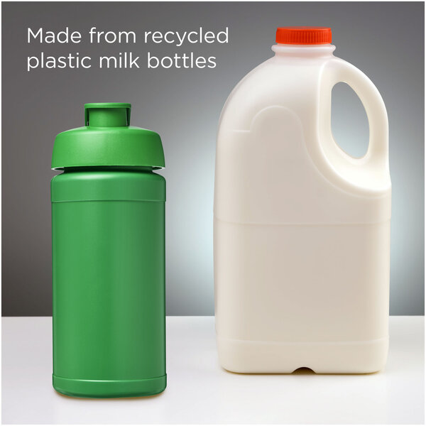500 ml recycelte Sportflasche mit Klappdeckel - Veivep