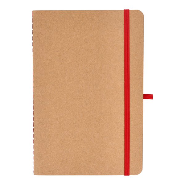 Notizbuch mit flexiblem Einband Kraftpapier A5 Rudolfep