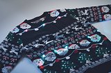 Weihnachts-LED-Pullover S/M Linana
