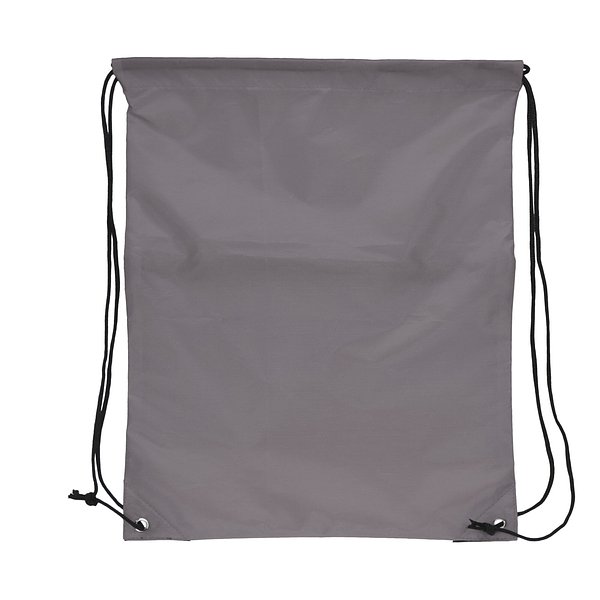 Kordelzugtasche 210T R-PET mit Reißverschluss Rueli