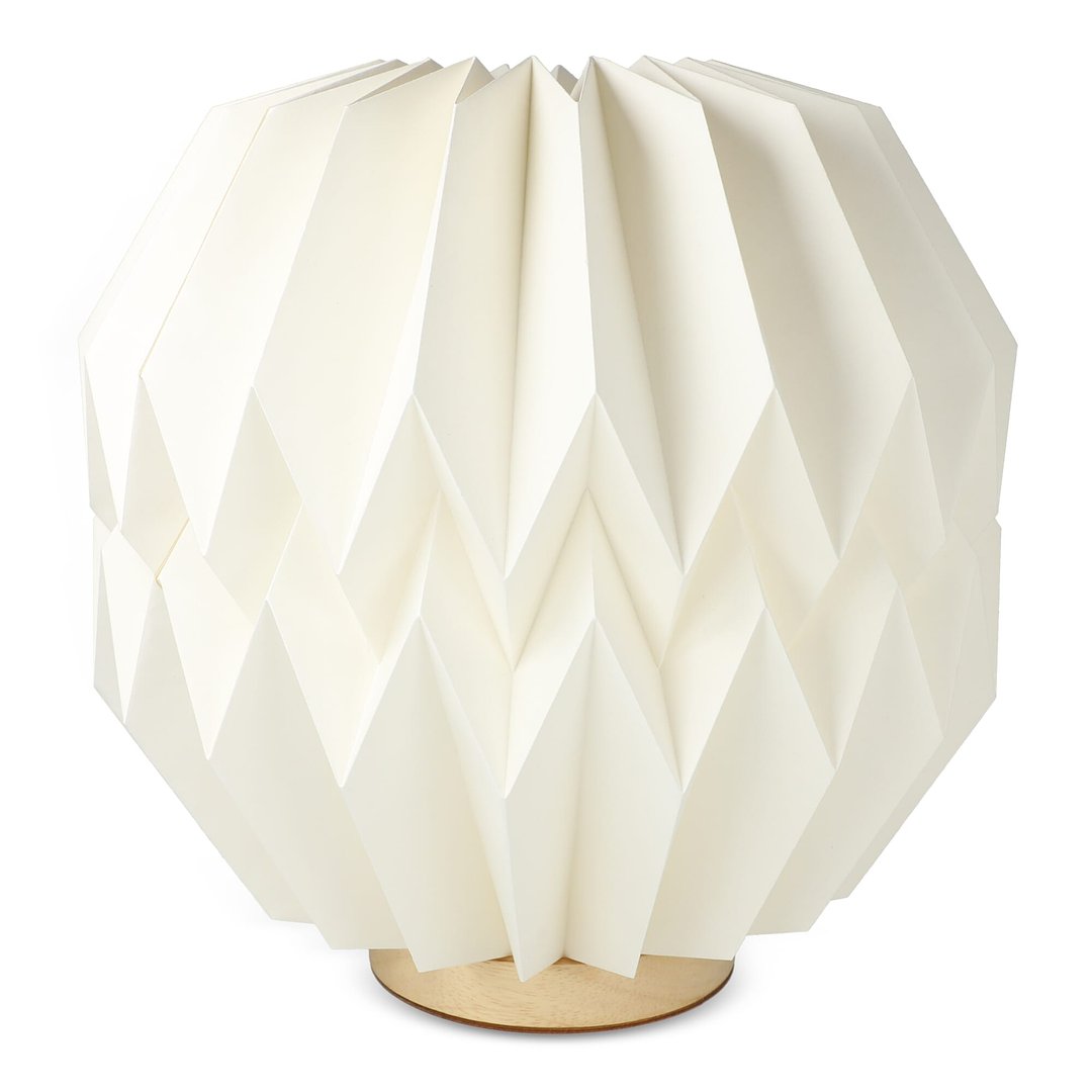 faltbare, von Origami inspirierte Papier-LED-Lampe Luna 25cm Mervin