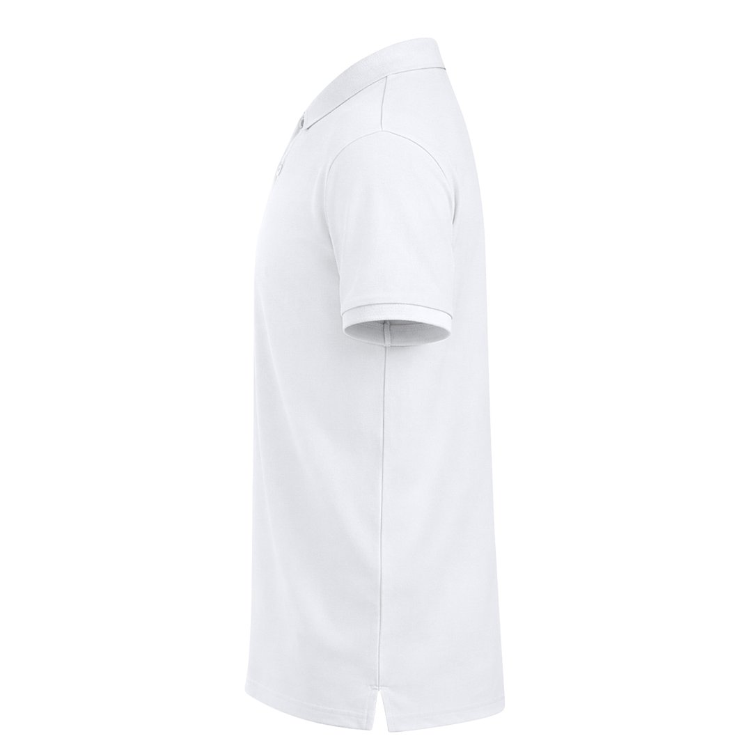 Erwachsene Weiss Polo-Shirt Idpan