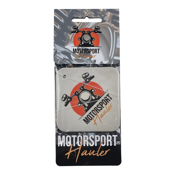 Auto-Lufterfrischer im Quadrat mit Zitronenduft Anseht