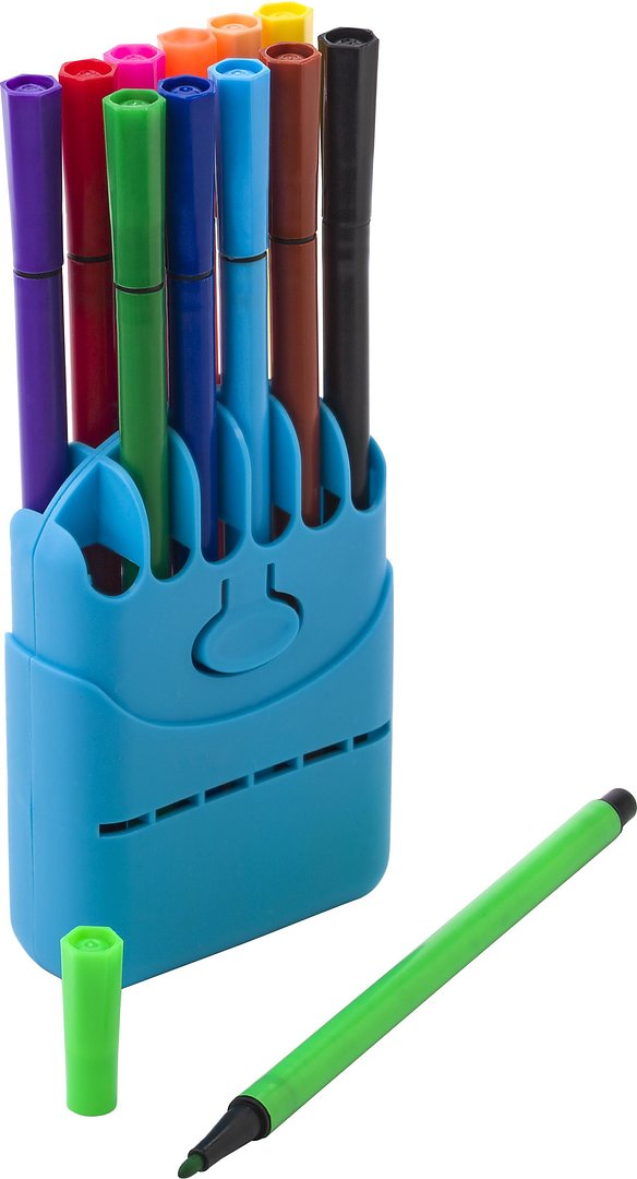 Filzstift-Set aus Kunststoff Divandi