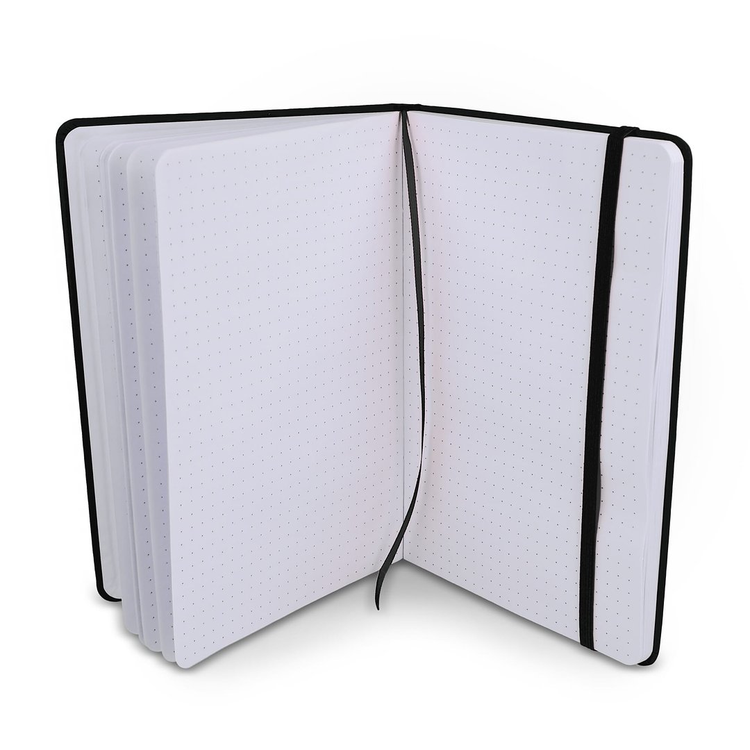 Notizbuch A5 PU mit Rasterpunktseiten Stiafrs