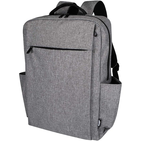 15" Laptop-Rucksack aus recyceltem GRS-Material 15 L - Stein