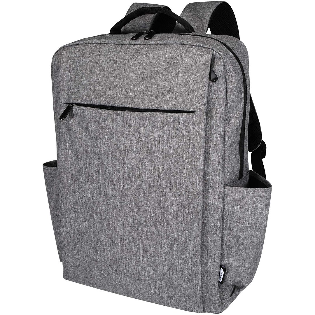 15" Laptop-Rucksack aus recyceltem GRS-Material 15 L - Stein