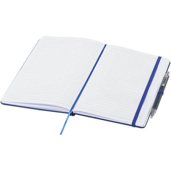 Set A5 Hardcover Notizbuch aus Recyclingpapier und einem Kugelschreiber - Andri