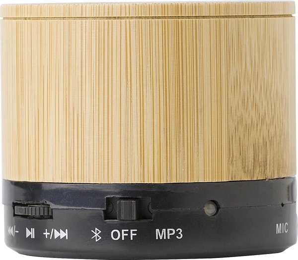 Wireless-Lautsprecher aus Bambus Helvie