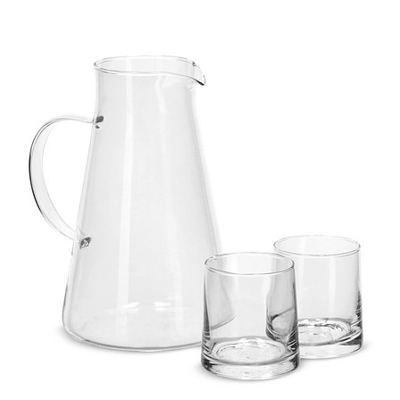 Karaffe Elin mit 2 Gläsern Paull