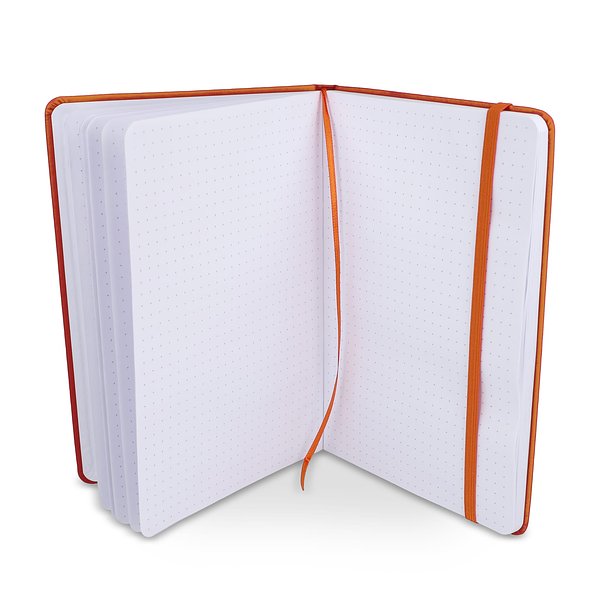 Notizbuch A5 PU mit Rasterpunktseiten Stiafrs