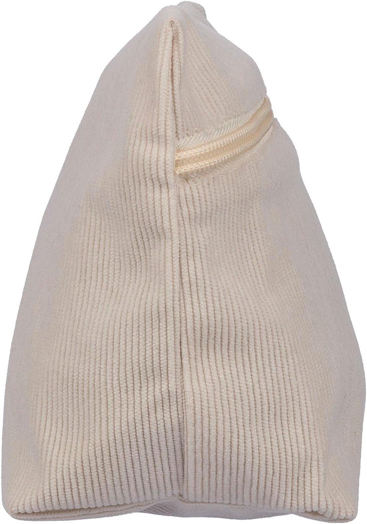 Kosmetiktasche aus Cord mit Reissverschluss Mareie