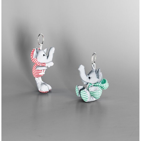 Schlüsselanhänger mit Plüschtier Grinatz