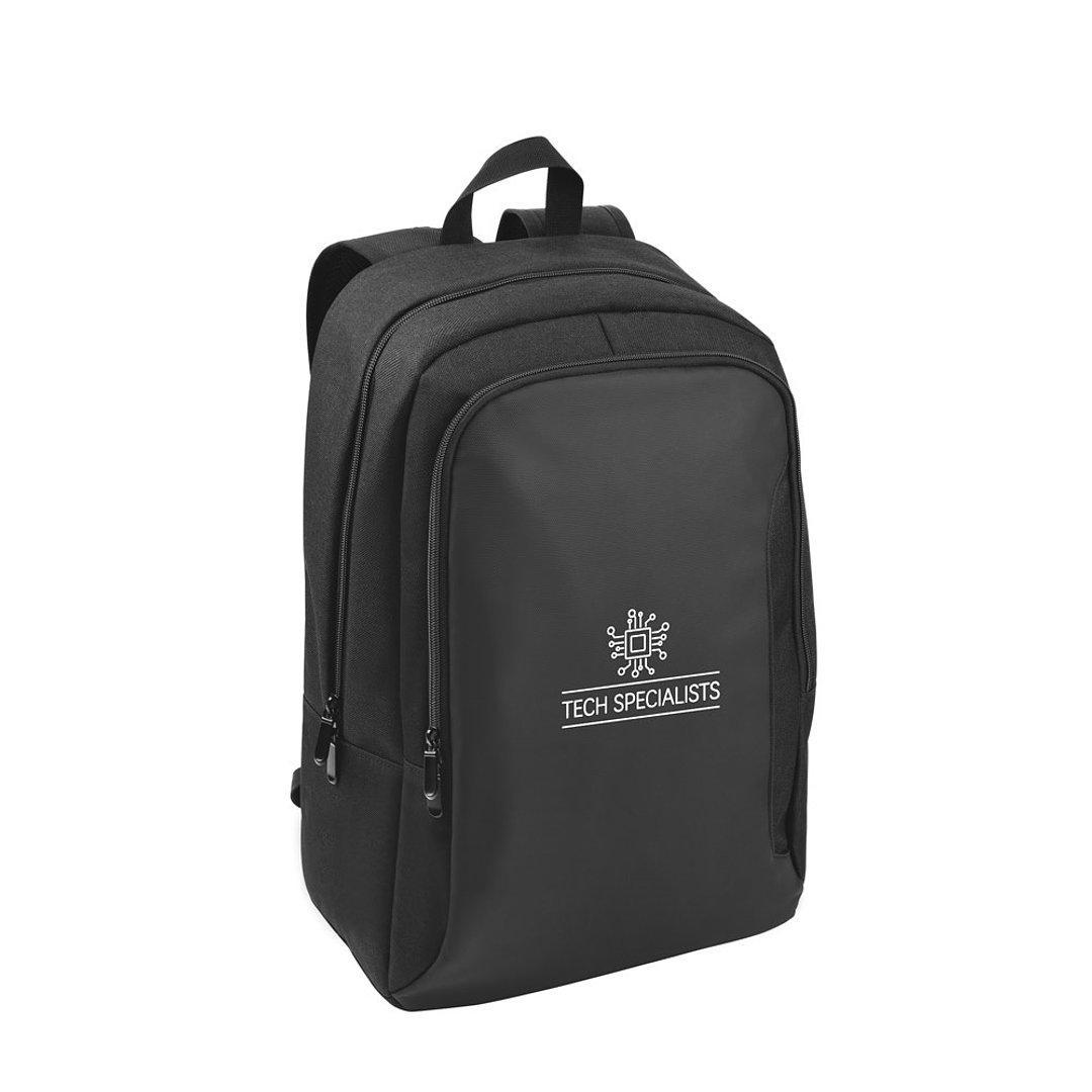 Laptop-Rucksack aus 600D, recyceltem Polyester, HD mit wasserabweisender Beschichtung und Innenfutter aus 900D recyceltem Polyester 17.3“ Corlieria