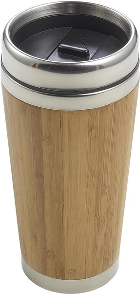 Reisebecher Beta | Bambus und Edelstahl | 400 ml