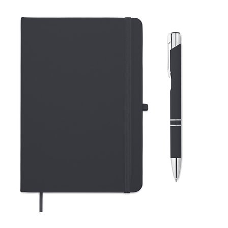 DIN A5 Notizbuch mit Kuli Mingli