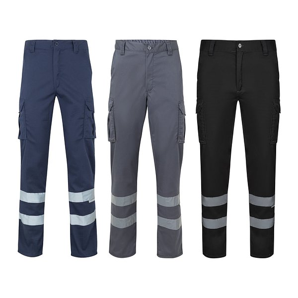 Multitaschen-Stretchhose (240 g/m²), aus Baumwolle (46 %), EME (38 %) und Polyester (16 %) Renchasco