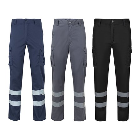 Multitaschen-Stretchhose (240 g/m²), aus Baumwolle (46 %), EME (38 %) und Polyester (16 %) Renchasco