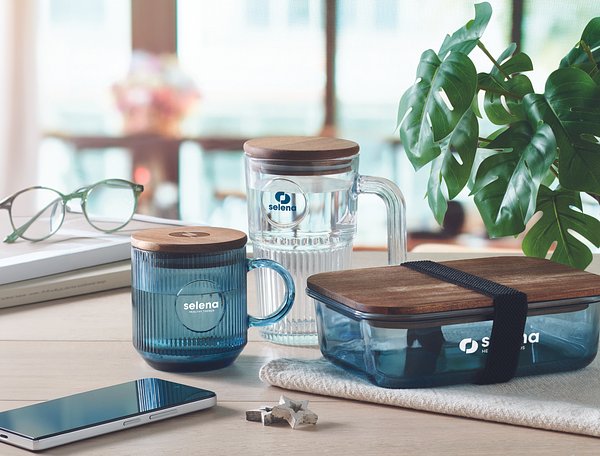 Gerippter Glasbecher 300ml Oldivandy