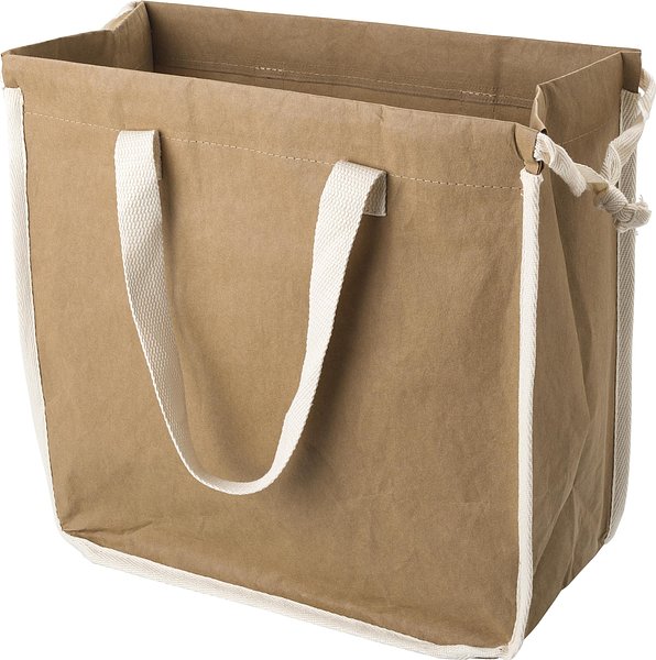 Einkaufstasche aus Kraftpapier Schmirgelpapier Grinandi