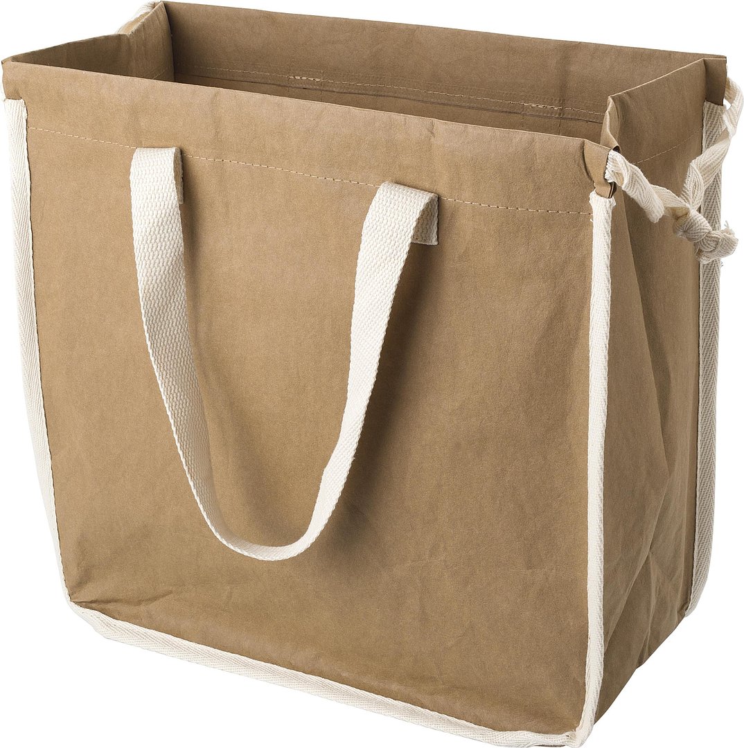Einkaufstasche aus Kraftpapier Schmirgelpapier Grinandi